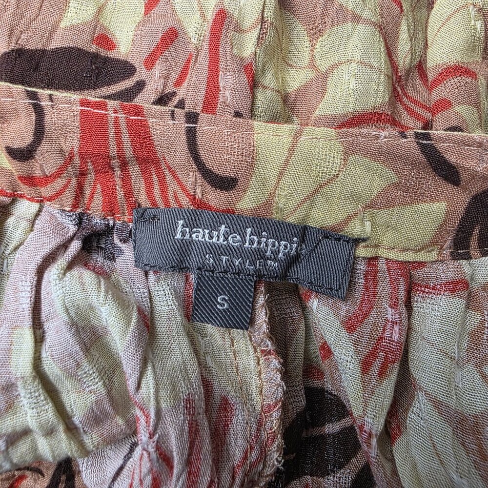 Haute Hippie Atelier Floral Wrap Crop Blouse - Picture 3 of 5